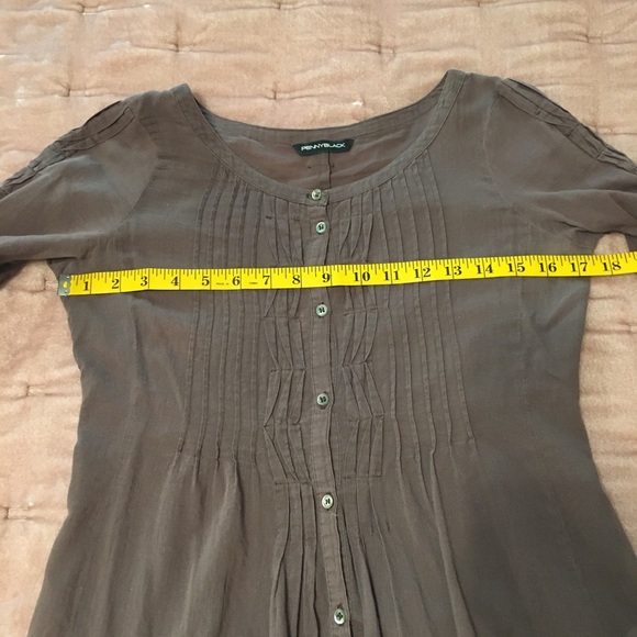 Pennyblack Brown Button Down Shirt - Picture 8 of 10